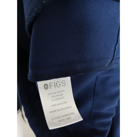 Figs Jacket Mens Medium Blue Scrubs Full Zip Bomber Technical Collection Nurse - Picture 10 of 15